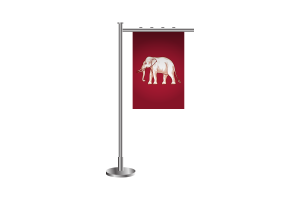 Siamese sovereignty Standing Flag flag