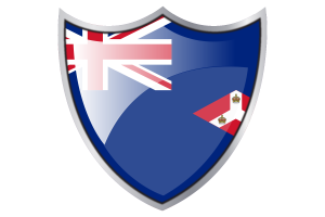 Escudo con la Bandera de los Asentamientos de los Estrechos flag