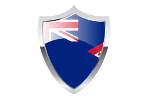 Bandera de los Asentamientos de los Estrechos con Escudo Medieval flag