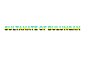 Sultanate of Bulungan Text Art flag