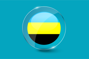 Sultanate of Bulungan Flag Glossy Round Button flag