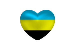 Love of Sultanate of Bulungan Heart Shape flag