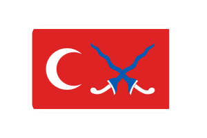 Sultanate of Mataram Flag Rounded Rectangle Vector Illustration flag