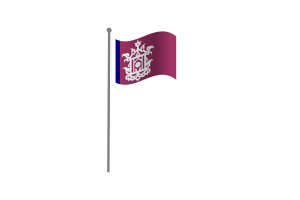 Waving Flag of Sultanate of Sulu flag