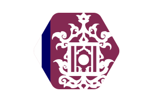 Sultanate of Sulu Flag Illustration Hexagon Rounded Shape flag