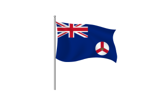 Colony of Singapore Flag Clipart flag