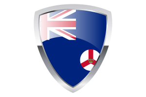 Colony of Singapore Shield Flag flag