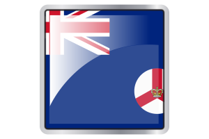 Colony of Singapore Flag Square icon flag