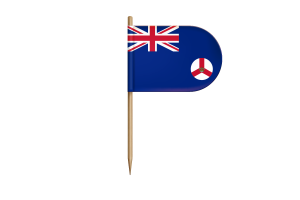 Colony of Singapore Flag for Desk, Table flag