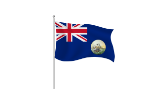 Crown Colony of Labuan Flag Clipart flag
