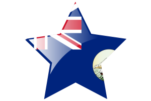 Crown Colony of Labuan Flag Star Icon flag