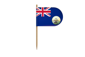 Crown Colony of Labuan Flag for Desk, Table flag