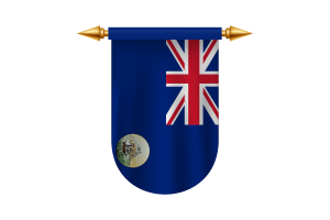 Crown Colony of Labuan Flag Emblem Vector Images flag