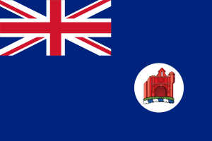 Flag of Crown Colony of Malacca flag