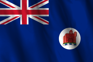 National Flag of Crown Colony of Malacca flag