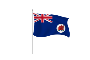Crown Colony of Malacca Flag Clipart flag
