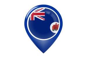 Crown Colony of Malacca Flag Map Pin Icon flag