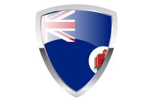 Crown Colony of Malacca Shield Flag flag