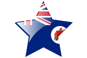 Crown Colony of Malacca Flag Star Icon flag