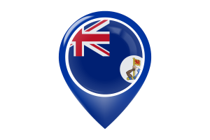 Crown Colony of North Borneo Flag Map Pin Icon flag