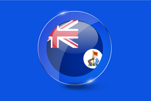 Crown Colony of North Borneo Flag Glossy Round Button flag