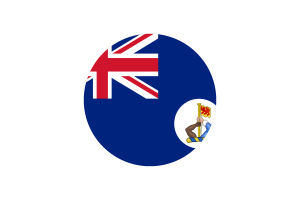 Crown Colony of North Borneo Flag Circle Vector Free flag