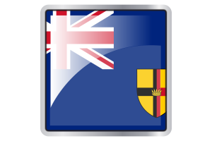 Crown Colony of Sarawak Flag Square icon flag