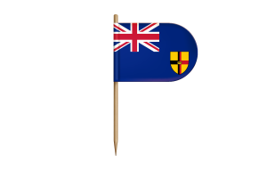 Crown Colony of Sarawak Flag for Desk, Table flag