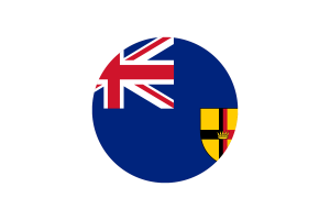 Crown Colony of Sarawak Flag Circle Vector Free flag
