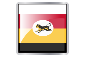 Federated Malay States Flag Square icon flag