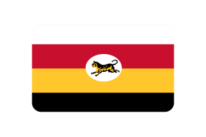Federated Malay States Flag Rounded Rectangle Vector Illustration flag