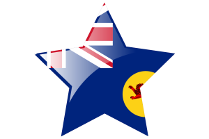 North Borneo Flag Star Icon flag