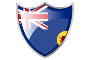 Shield with Flag of North Borneo flag