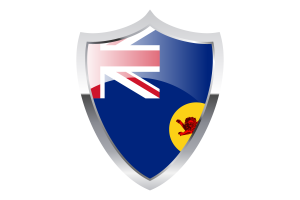 North Borneo Flag with Medieval Heater Shield flag