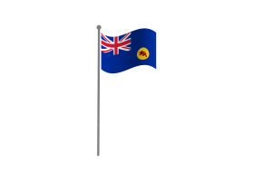 Waving Flag of North Borneo flag