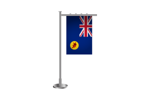 North Borneo Standing Flag flag