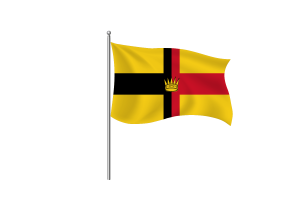 Raj of Sarawak Flag Clipart flag