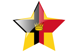 Raj of Sarawak Flag Star Icon flag