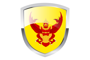 National Flag of Royal Standard of Thailand Clipart flag