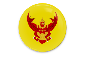 Royal Standard of Thailand Flag Vector Art flag