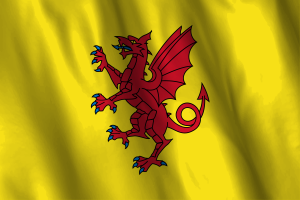 National Flag of Somerset flag