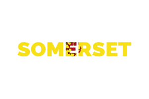 Somerset Text Art flag