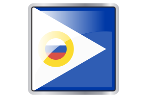 Chukotka Flag Square icon flag
