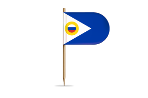 Chukotka Flag for Desk, Table flag