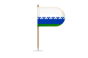 Nenets Flag for Desk, Table flag