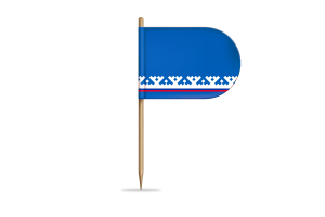 Yamalo-Nenets Flag for Desk, Table flag