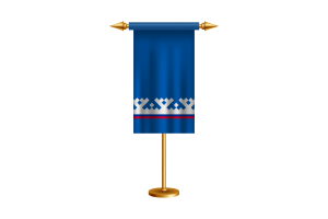 Yamalo-Nenets Ceremonial Flag Vector Free flag