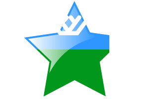 Khanty Mansi Flag Star Icon flag