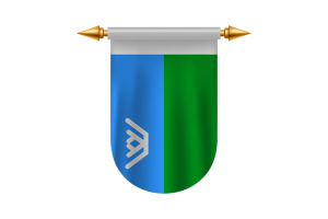 Khanty Mansi Flag Emblem Vector Images flag