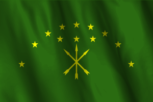 National Flag of Adygea flag